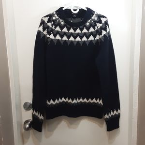 Club Monaco Nordic Sweater Navy Blue